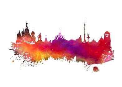 Moscow skyline