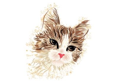 Cat's digital Illustration