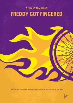 No550 My Freddy Got Fingered minimal movie poster An u ... 