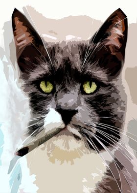 Smoking joint Cat 