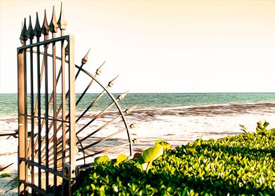 Gateway toward the beach