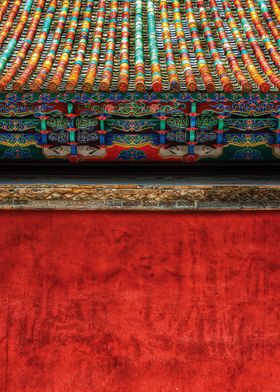 Chinese Temple Abstract