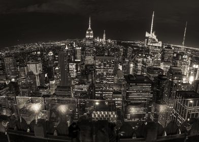 Pano view from Rockefeller Center