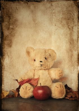Old fashioned teddy bear