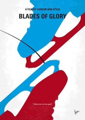 No562 My Blades of Glory minimal movie poster In 2002, ... 