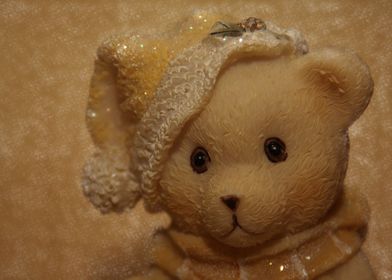 Photography of a cute christmas teddy