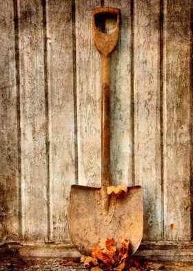 Vintage spade