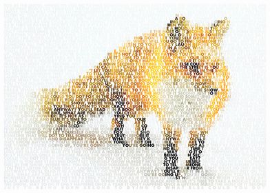 Fox In The Snow. Created from the Belle and Sebastian s ... 