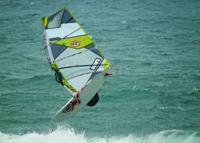 A rare wave sailing day in Weymouth