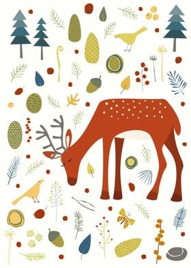 Deer and Forest Things