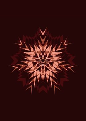 XMAS-SNOWFLAKE II-A. Vectorgraphic. ©2015 by Pia Schnei ... 