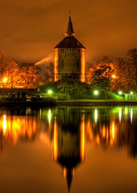 Old watertower in Malmoe.