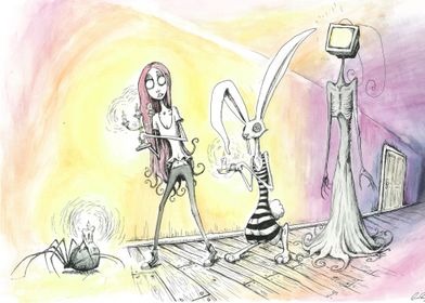 "Follow the Spider" Jane, the Rabbit, and Mute follow t ... 