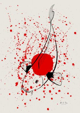 "Bleeding Japan" by Art et Be - 2015 www.artetbe.com