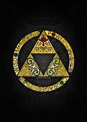  The Legend Of Zelda - Triforce Circle By Art et Be www ... 