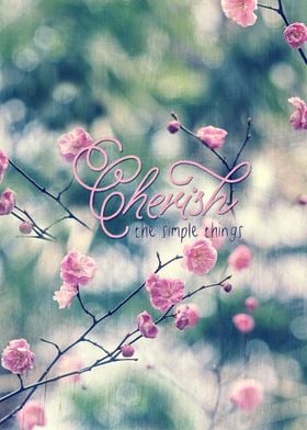 Cherish the Simple Things Pink Plum Blossoms - Beautifu ... 