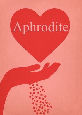 Poster for the greek god of love Aphrodite