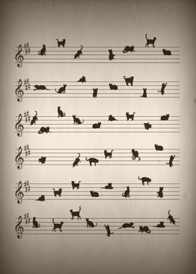 Cat song, music made out of cats!
