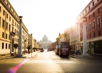The Vatican, Rome, at Sunset