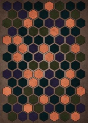 Hexagon vintage