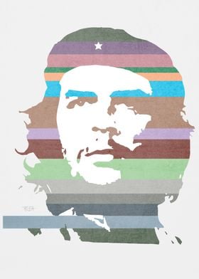 Hand drawn illustration or drawing of Che Guevara with  ... 