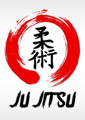 Jujitsu Kanji and text