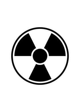 Radiation Warning Sign Round radiation warning sign on ... 