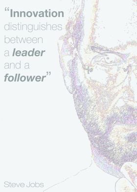 Steve Jobs illustration and motivation 