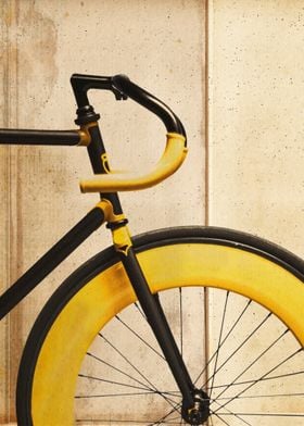 Bike With Yellow Details