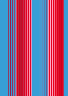 Stripes blue and red
