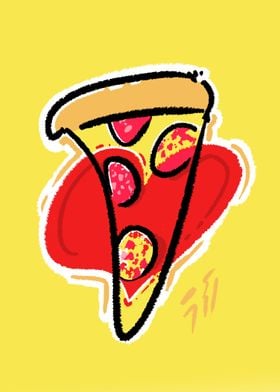 Pizza Love " by James Weinreb :{D 