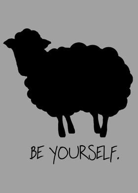 *Black Sheep * love yourself, be yourself, be a black s ... 