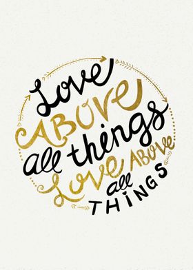 Love Above All Things