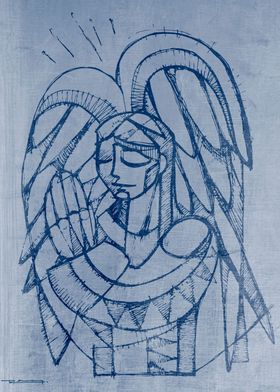 Illustration of a Guardian Angel