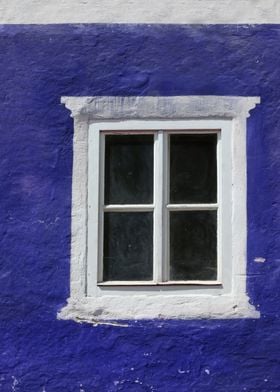 Blue and White Window