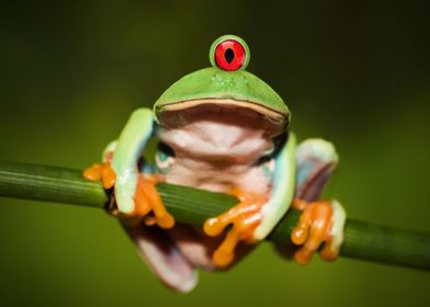 Funny Cyclopic Frog 