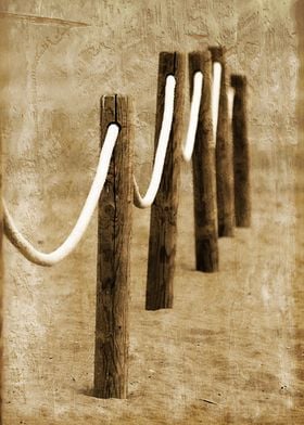 Sepia minimalist photography from the beach by Clare Be ... 