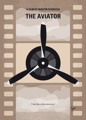 No618 My The Aviator minimal movie poster A biopic dep ... 