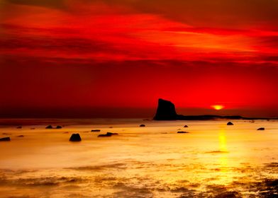 Saltwick Bay is situated slightly to the south of the f ... 