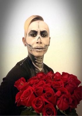 Skull Tux And Roses. Love Is Like Ghost Which Everyone ... 