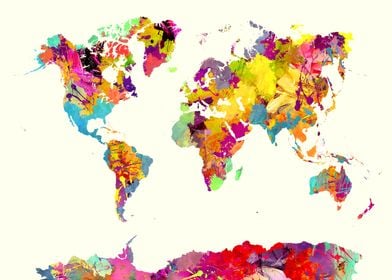 world map 