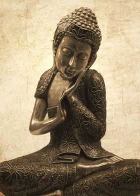 Buddha in peaceful meditation.