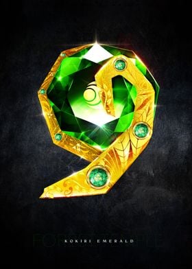 My rendition of a realistic Kokiri Emerald from the For ... 
