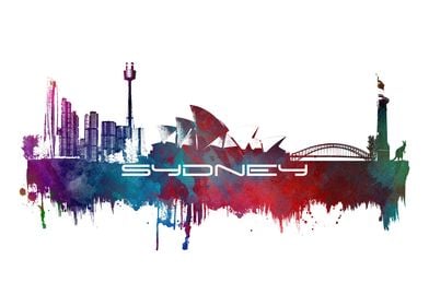 Sydney skyline city