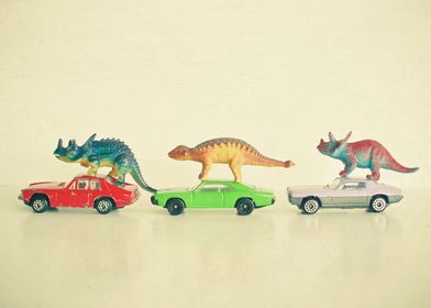 Dinosaurs Ride Cars