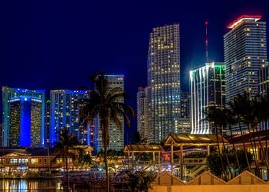 Photo of Bayside Marketplace and Downtown MIami. 