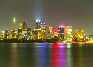 Sydney skyline from Pinchg