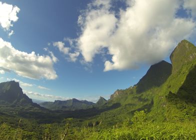 Mountains in French Polynesia