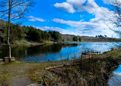 Another fishing lake shot from Scotland