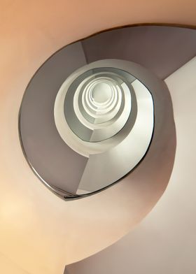 Modern spiral  staircase